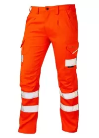 HI Vis Stretch Cargo Trousers Leo CT04