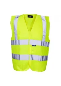Builders scaffolders short leength hi vis vest