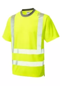 Hi Vis T Shirt Coolviz T-Shirt EcoViz Leo T03