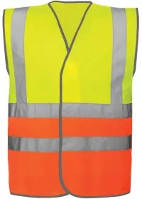 2 Colour Personalised Hi Vis Vest