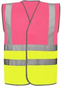 2 Colour Personalised Hi Vis Vest