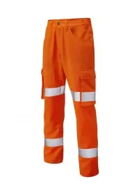 Lightweight Hi Vis Cargo Trouser Class 1 - Leo CT03 Orange