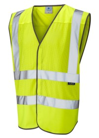 Coolviz Hi Vis Vest Leo W04 Yellow