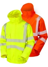 Hi Vis Breathable Bomber Jacket Leo J05 EcoViz