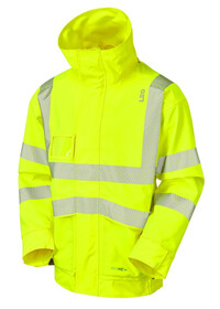 Eco Viz Hi Vis Breathable Bomber Jacket Leo J05