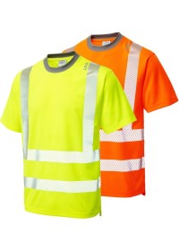 Hi Vis T Shirt Coolviz T-Shirt EcoViz Leo T03