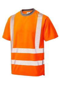 Hi Vis T Shirt Coolviz T-Shirt EcoViz Leo T03