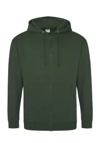 Custom Printed Zipped Hoodie Awdis JH050