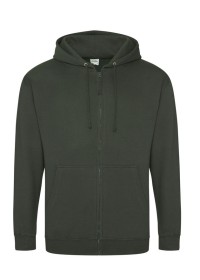 Custom Printed Zipped Hoodie Awdis JH050