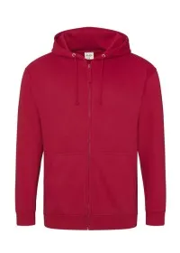 Custom Printed Zipped Hoodie Awdis JH050