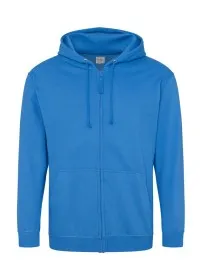 Custom Printed Zipped Hoodie Awdis JH050