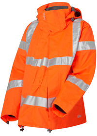 Ladies Breathable Hivis Jacket With Maternity Expander Leo JL04/EX01