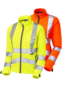 Ladies Hi Vis Softshell Jacket Leo SJL01 EcoViz