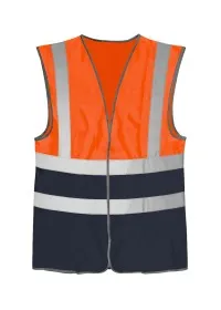 Orange and Navy Hi Vis Vest