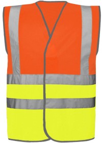 2 Colour Personalised Hi Vis Vest