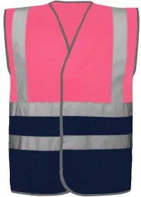 2 Colour Personalised Hi Vis Vest