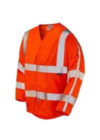 Leo LFS Anti-Static 3/4 Sleeve Waistcoat Class 3 -  S18 Orange