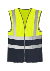 Yellow and Navy Hi Vis Vest