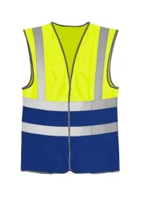 Yellow and Royal Blue Hi Vis Vest