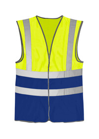 Yellow and Royal Blue Hi Vis Vest