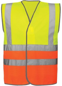 2 Colour Personalised Hi Vis Vest