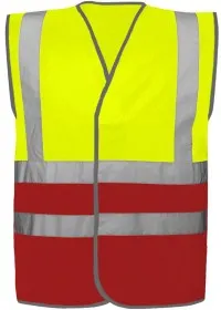 2 Colour Personalised Hi Vis Vest