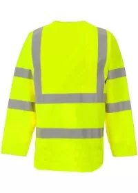 Personalised Flame Retardant Long Sleeve Hi Vis Vest FRHVJ03