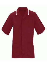 BURGUNDY/WHITE