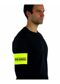 Fire Marshal Printed Arm Band - HVW066