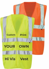 Personalised Flame Retardant Hi Vis Vest FRHVW03