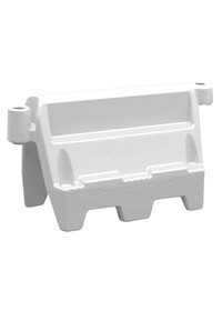 Roadbloc 1m Traffic Separator Water Filled Barrier - White