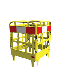 Portagate® 4 Gate Compact Barrier System - Yellow