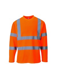 Personalised Hi Vis Long Sleeved T shirt Portwest S278