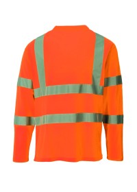 Personalised Hi Vis Long Sleeved T shirt Portwest S278