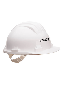 Visitor Printed Safety Helmet