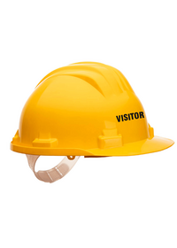 Visitor Printed Safety Helmet