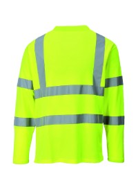 Personalised Hi Vis Long Sleeved T shirt Portwest S278