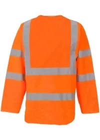 Personalised Flame Retardant Long Sleeve Hi Vis Vest FRHVJ03