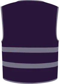 Personalised Kids Purple Hi Vis Vest