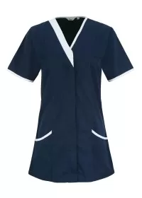 Navy / White