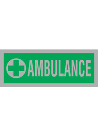 Ambulance Reflective Badge