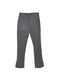 Black Action Trousers With Kneepad Pockets