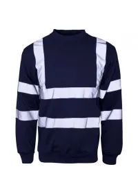 Navy HIvis Sweatshirt