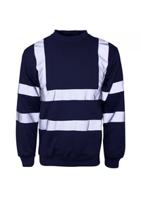 Navy HIvis Sweatshirt