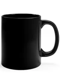 Custom Printed Black Mug