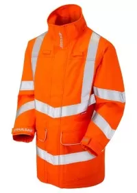 PULSAR Anti Static & Flame Retardant Hi Vis Storm Coat PRARC09