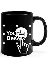 Custom Printed Black Mug