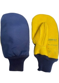 Tempex Yellow/Navy Freezer Mits EN511 - Clearance