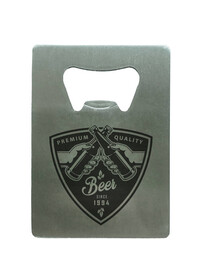 Custom Printed Bottle Opener Stainless Steel