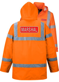 Marshal Pre Printed Coat Orange